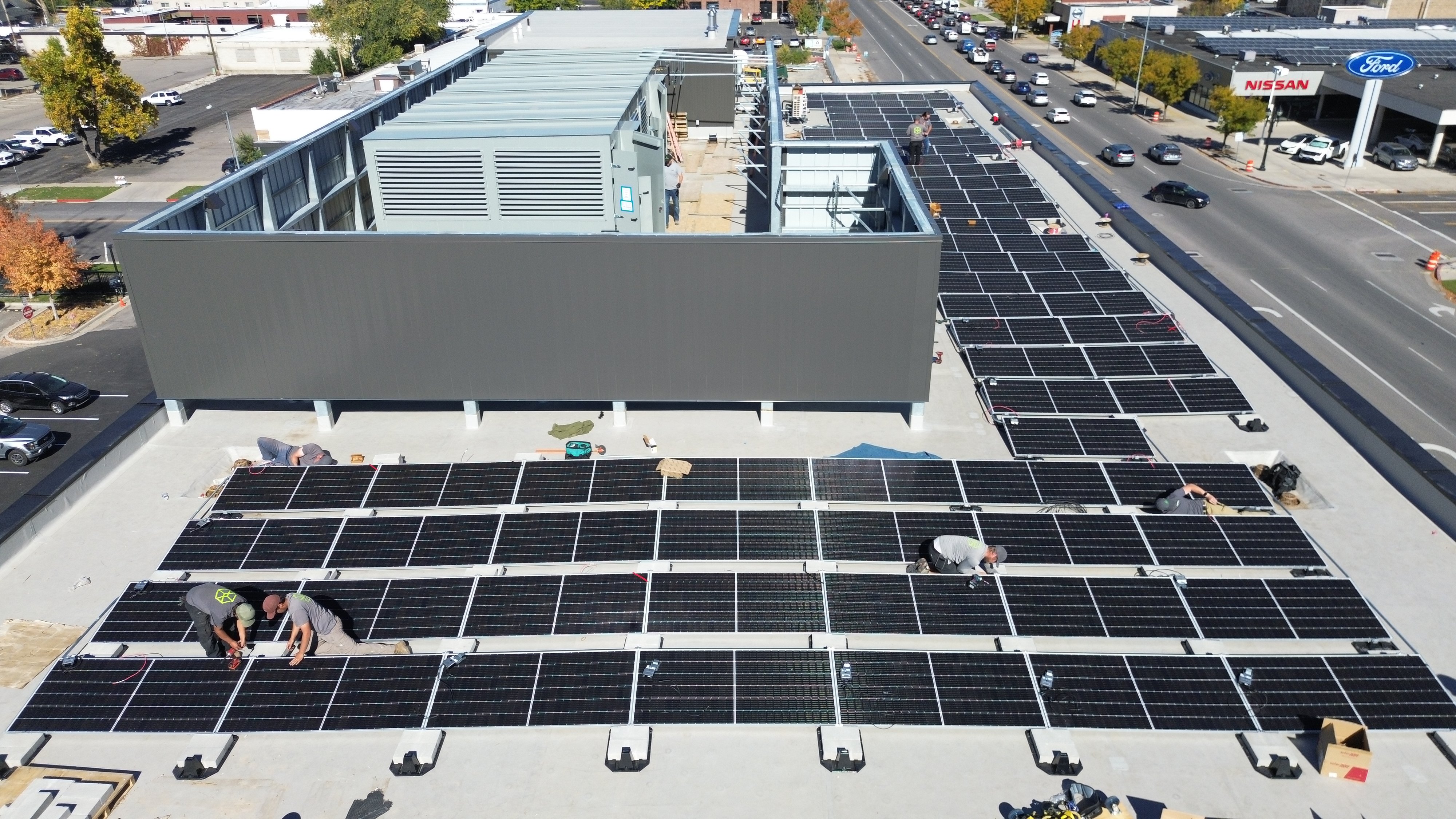 Commercial rooftop solar