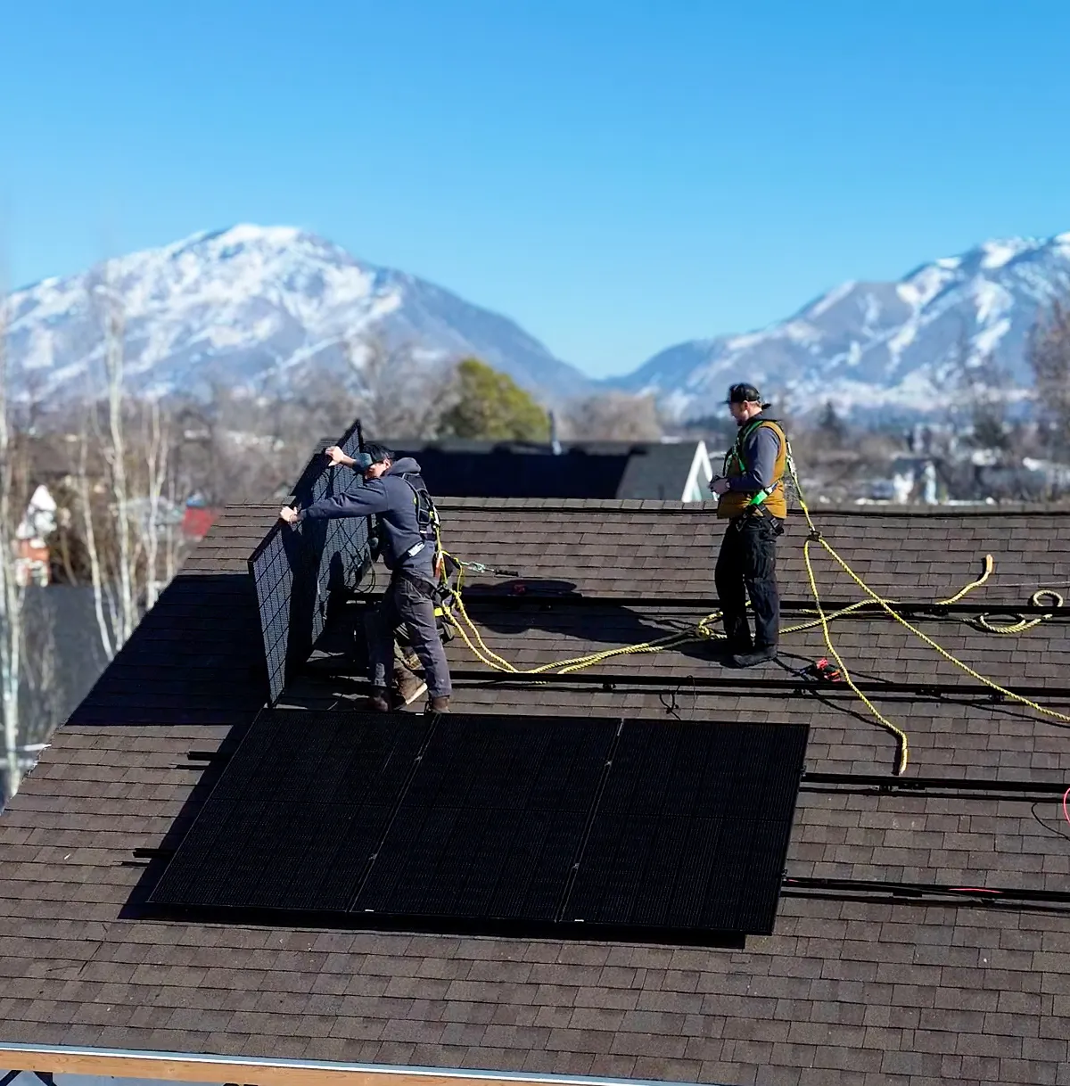 Green Box Solar installation crew serving Hooper, UT